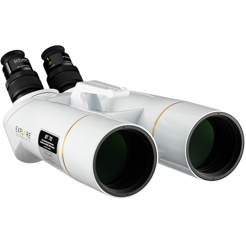 Explore Scientific BT-70 SF Giant Binocular with 62 degrees LER Eyepieces 20mm